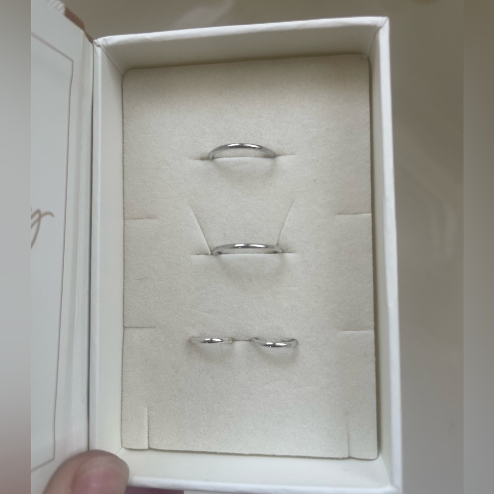 Made By Mary Silver Hoop Earrings